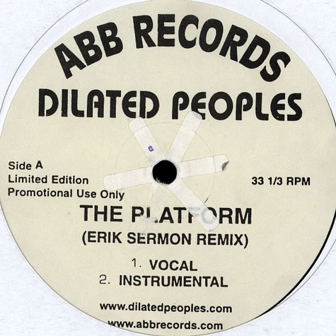 Dilated Peoples - The platform Erick Sermon remix