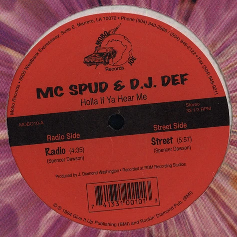 MC Spud & D.J. Def - Holla If Ya Hear Me