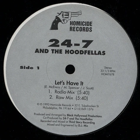24-7 & The Hoodfellas - Let's Have It