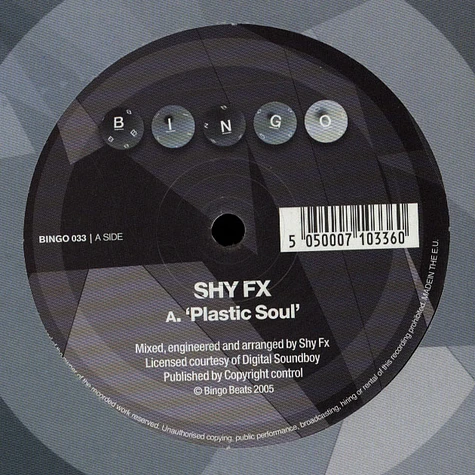 Shy Fx / Zinc - Plastic Soul / Palma