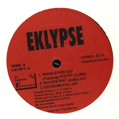 Eklypse - Wonder Why
