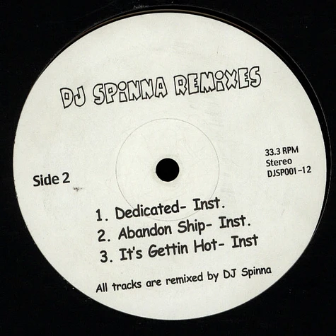 DJ Spinna - Remixes EP