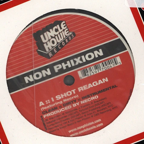 Non Phixion - I Shot Reagan / Refuse To Lose