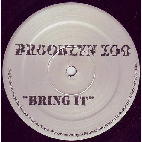Brooklyn Zoo - Bring It