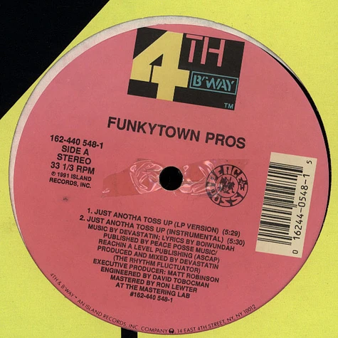 Funkytown Pros - Just Anotha Toss Up