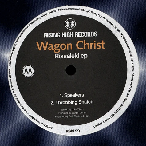 Wagon Christ - Rissalecki EP