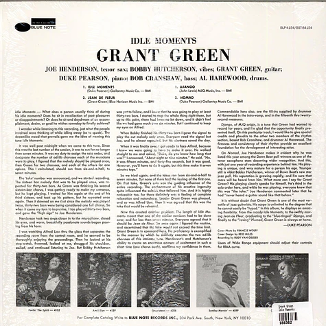 Grant Green - Idle Moments