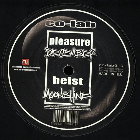 DJ Pleasure / Heist - December / Moonshine