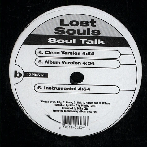 Lost Souls - Paint The Town Red (Part 2) / Soul Talk