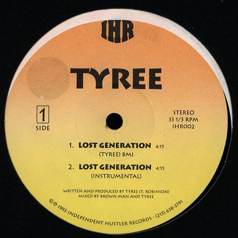 Tyree - Lost Generation