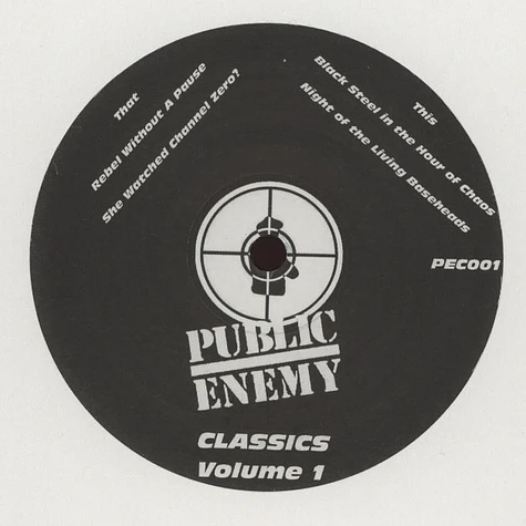 Public Enemy - Classics Volume 1