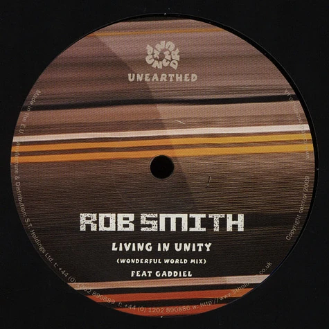 Rob Smith / Smith & Mighty - Living In Unity / B Line Fi Blo