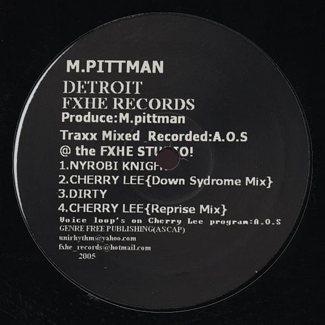 Marcellus Pittman - EP