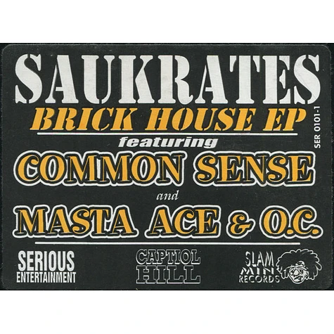 Saukrates - Brick House EP