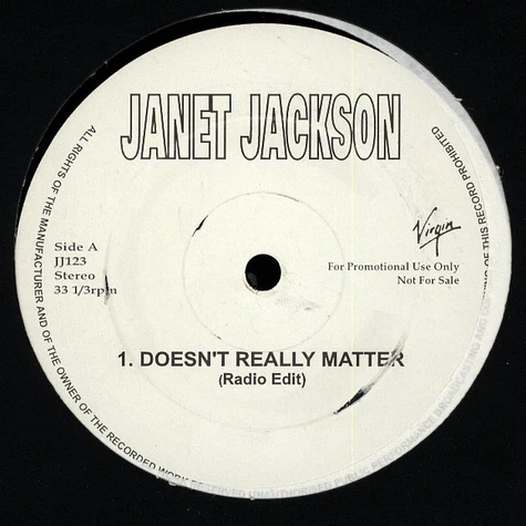 Janet Jackson - Doesn't really matter