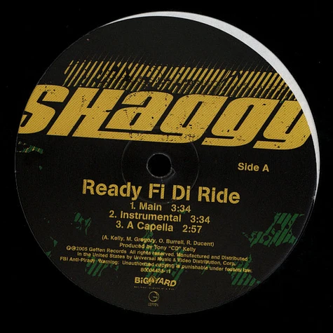 Shaggy - Ready fi di ride