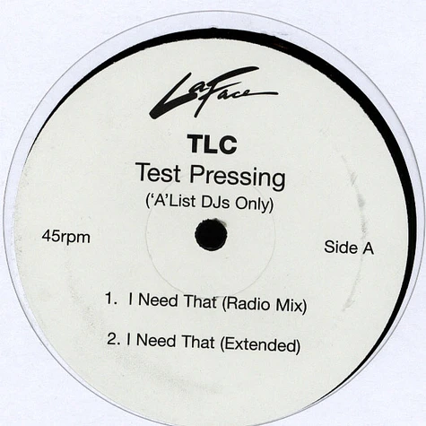 TLC - I need that