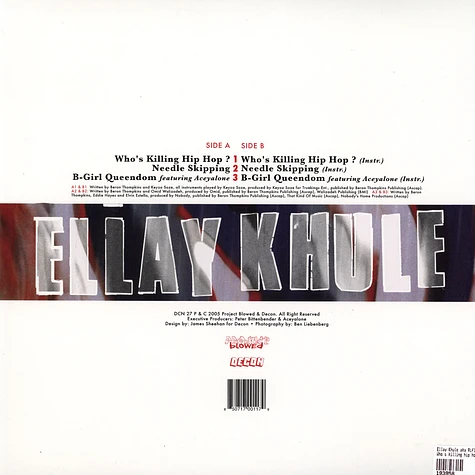 Ellay Khule - Who's Killing Hip-Hop? / Needle Skipping / B-Girl Queendom