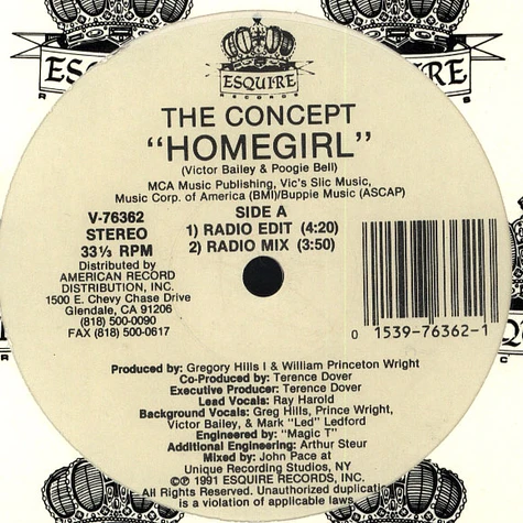 The Concept - Homegirl