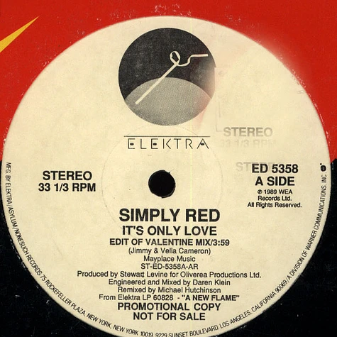Simply Red - It's only love