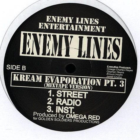 Enemy Lines - Kream Evaporation