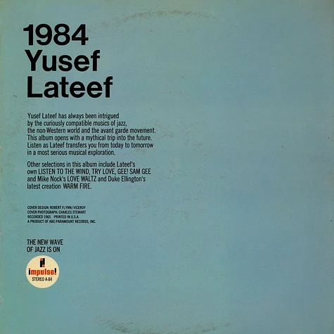 Yusef Lateef - 1984