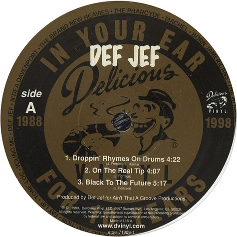Def Jef - Droppin' Rhymes On Drums