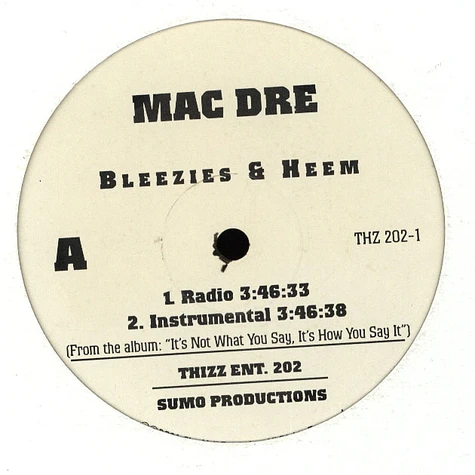 Mac Dre - Bleezies & heem