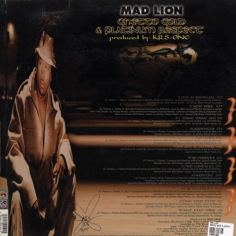 Mad Lion - Ghetto Gold & Platinum Respect