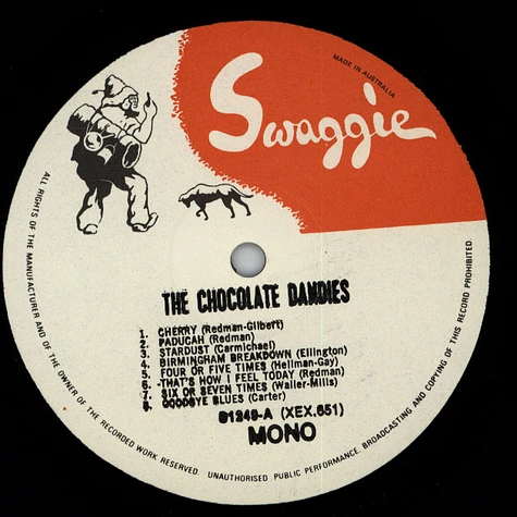 The Jazz Makers - The Chocolate Dandies 1928-33