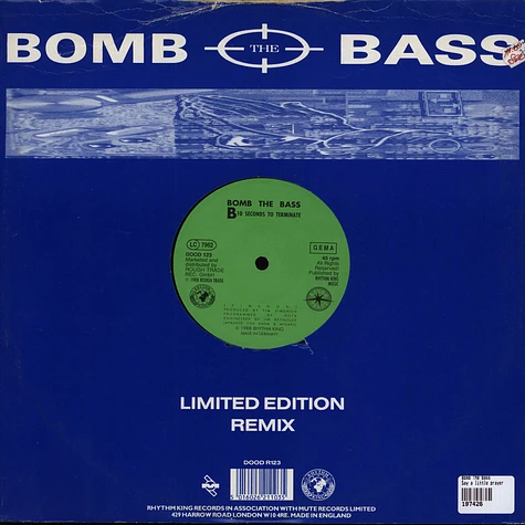Bomb The Bass - Say a little prayer
