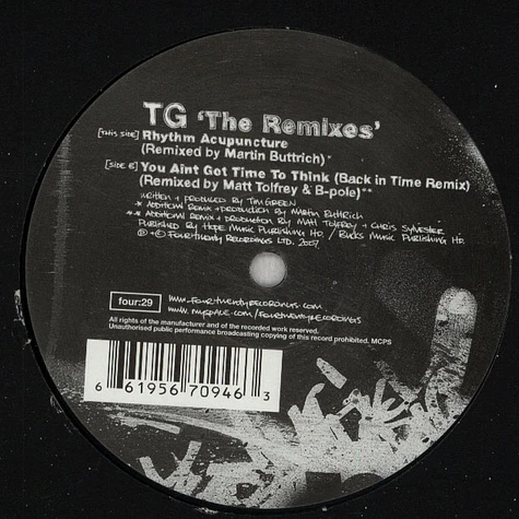 Tim Green - The Remixes