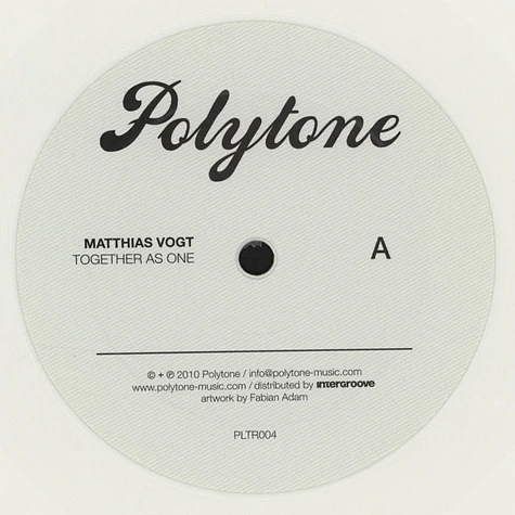 Matthias Vogt - Together As One