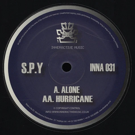S.P.Y. - Alone / Hurricane