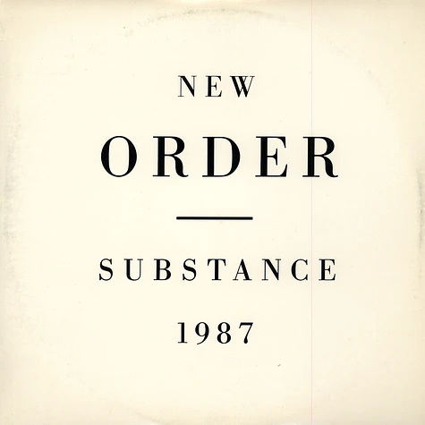 New Order - Substance