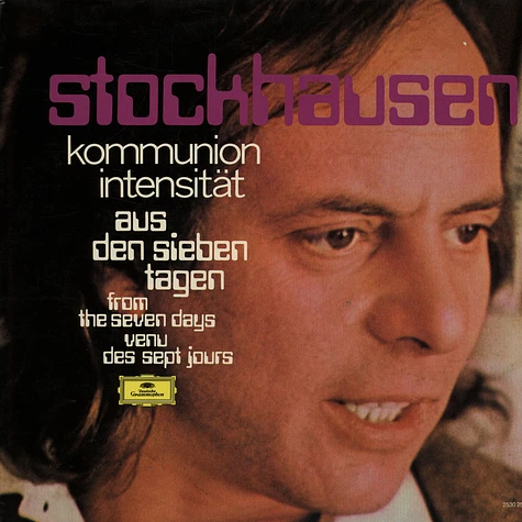 Stockhausen - Kommunion Und Intensität