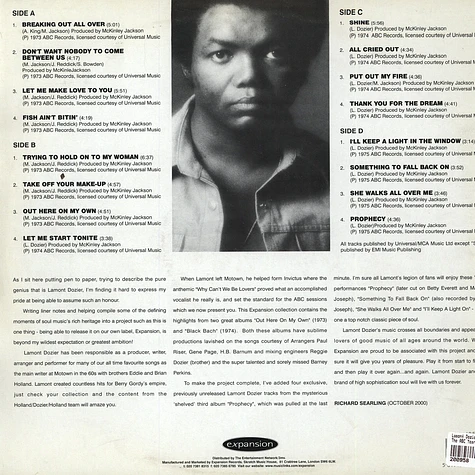 Lamont Dozier - The ABC Years And Lost Sessions