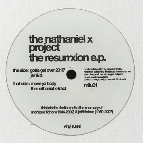 Nathaniel X Project - The Resurrxion EP
