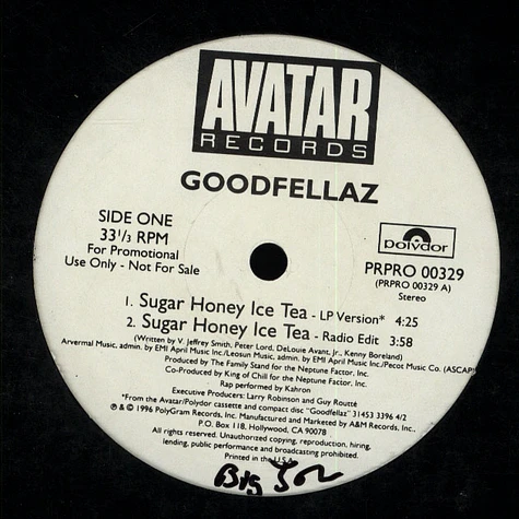 Goodfellaz - Sugar Honey Ice Tea