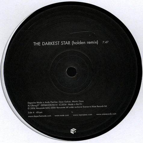 Depeche Mode - The Darkest Star Holden Remix