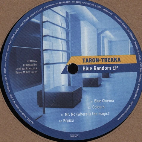 Taron-Trekka - Blue Random EP