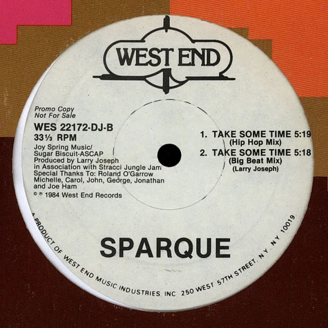 Sparque - Take Some Time