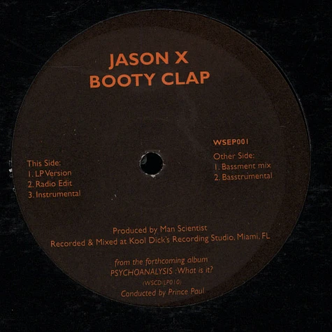 Jason X (Prince Paul) - Booty Clap