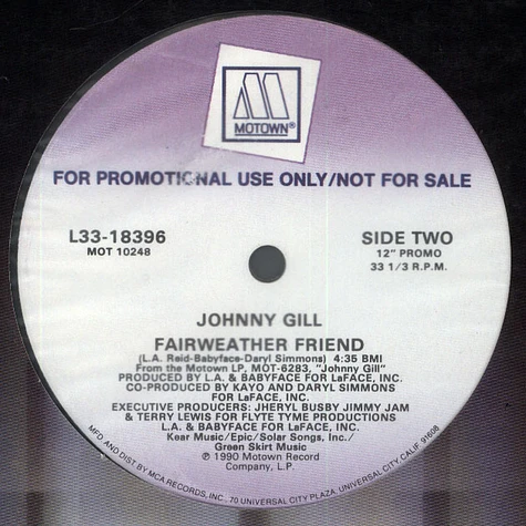 Johnny Gill - Fairweather Friend