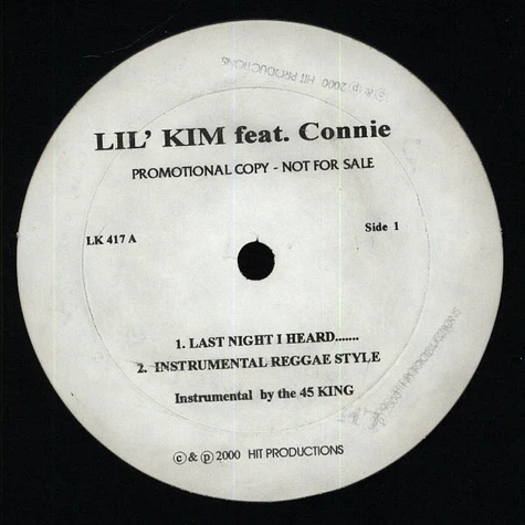 Lil Kim - Last Night I Heard ... Feat. Connie