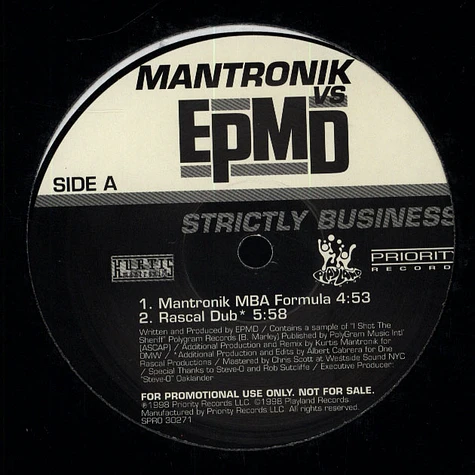 Mantronik vs EPMD - Strictly business