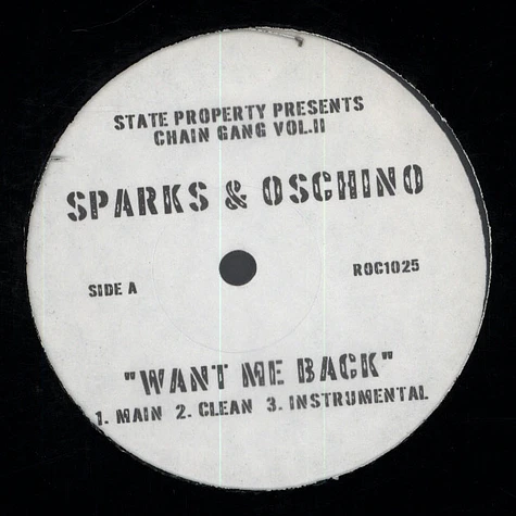 Oschino & Sparks - Want me Back