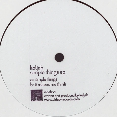 Koljah - Simple Things EP
