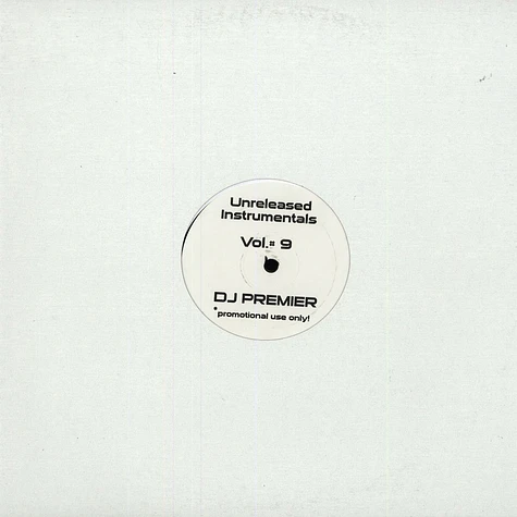 DJ Premier - Unreleased Instrumentals Volume 9