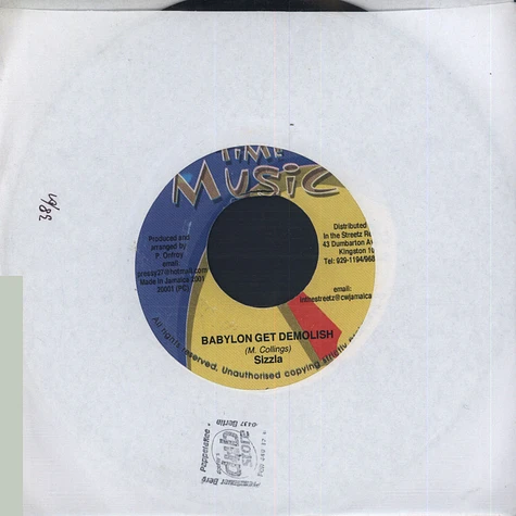 Sizzla - Babylon Get Demolish